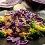 cabbage stir fry, oriental, dish food meal cuisine asian dinner lunch chicken healthy thai fresh plate stir fry stir fried homemade cooking