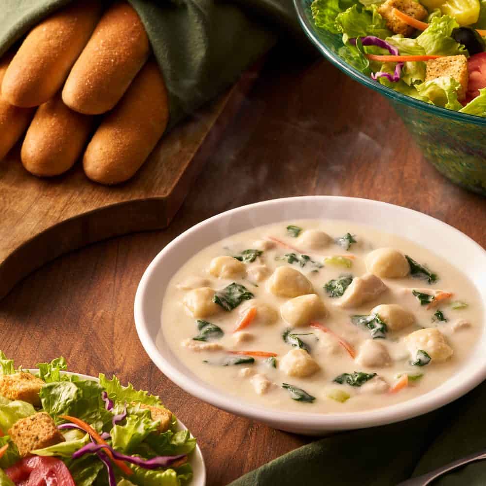 Weekday Lunch Special Soup, Salad, and Breadsticks