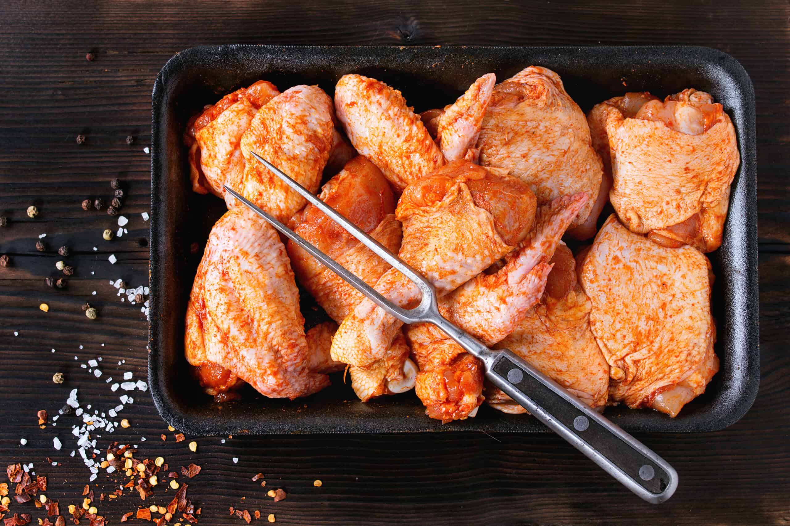 6. Add the Chicken Thighs