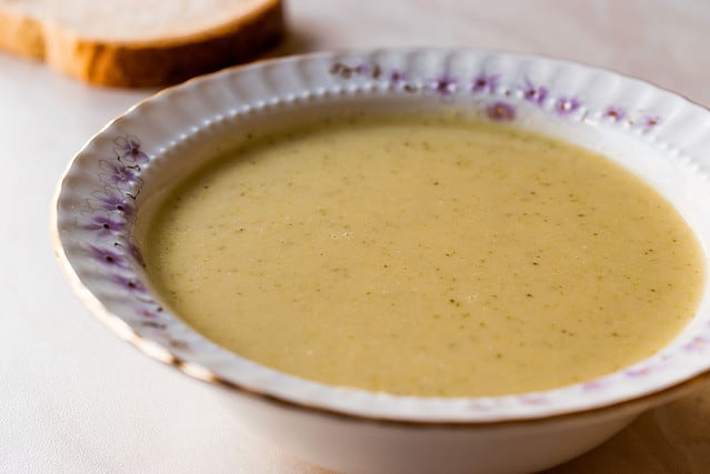 homemade cream of chicken soup, Bowl, Broccoli, Close-up, Cooking, Cream - Dairy Product