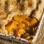 Healthy Peach Cobbler