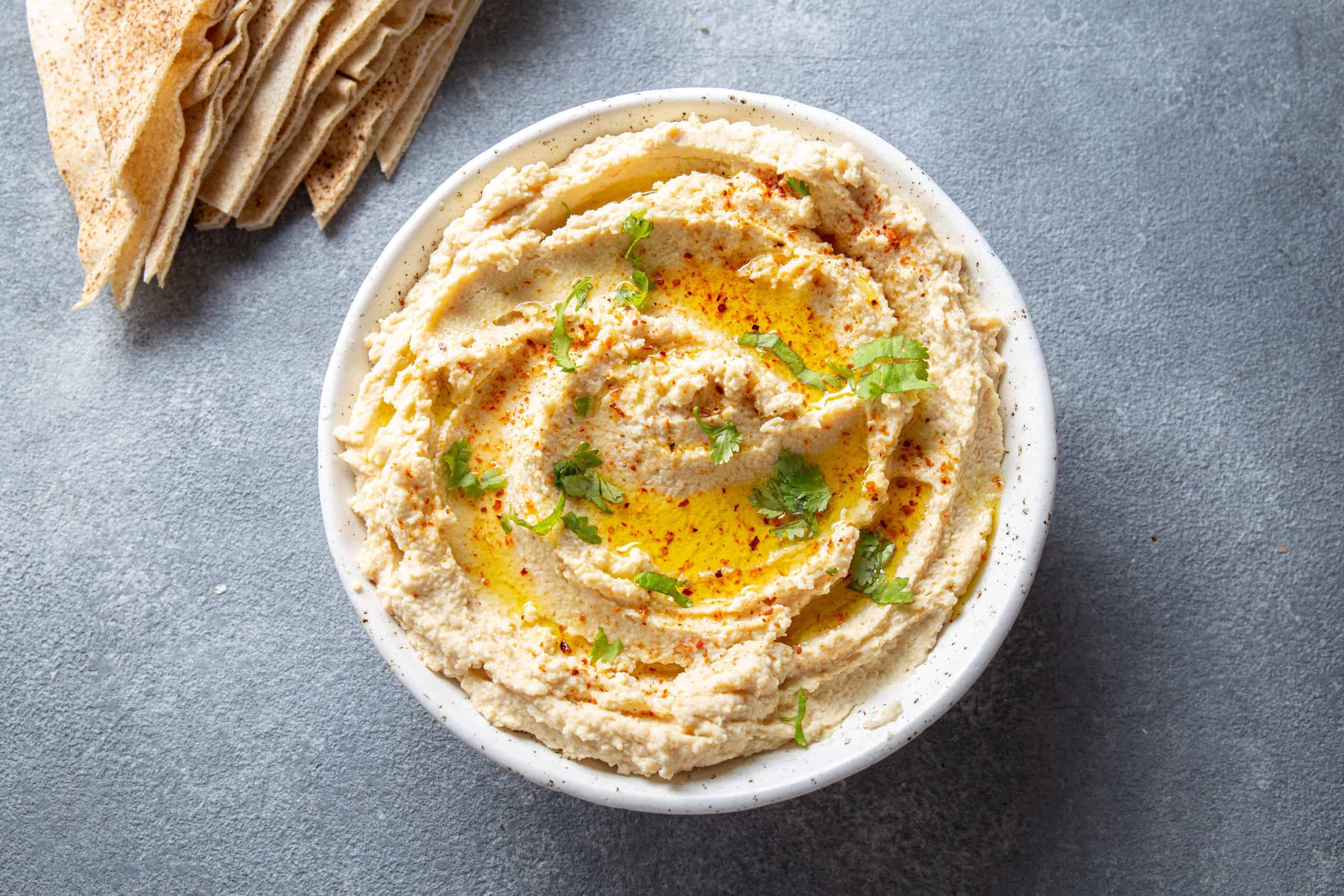 19. Hummus and Veggies