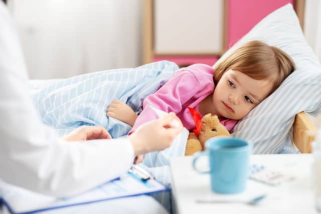 sick toddler