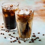 Cold Brew Coffee With Cream and Sugar