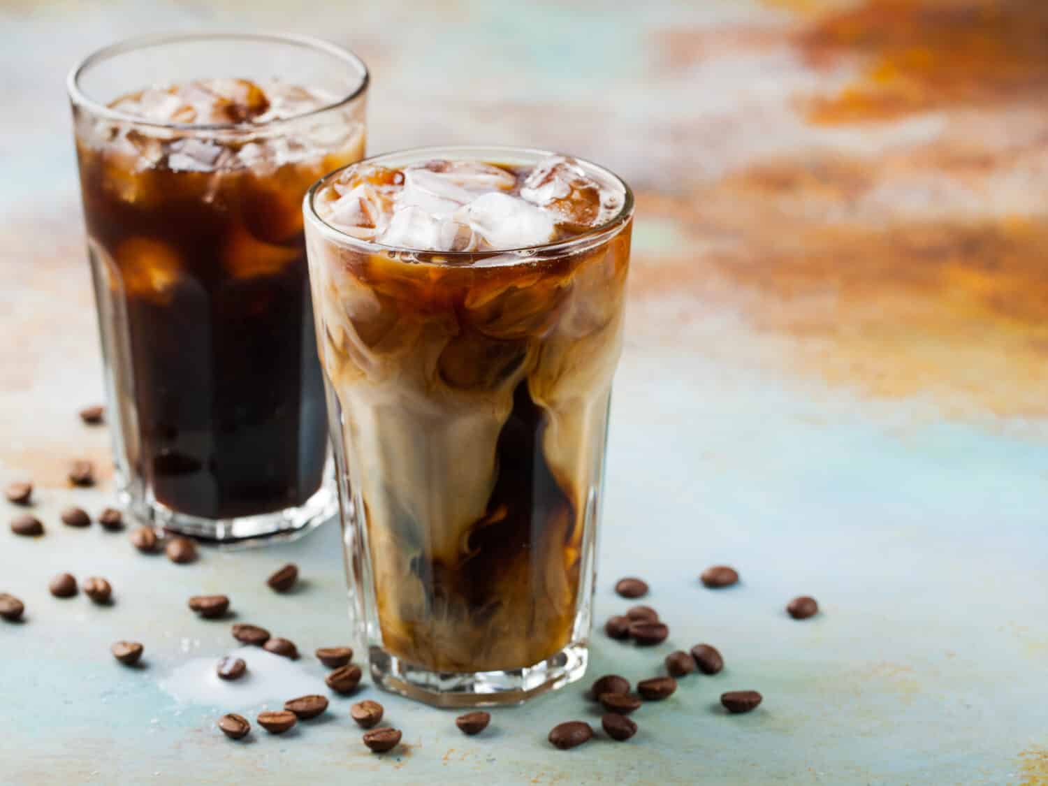 Cold Brew Coffee With Cream and Sugar