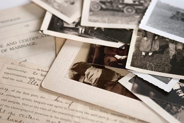 04.10.12. Genealogy and Family History 1 - Old Photographs and Documents from around 1880-1940