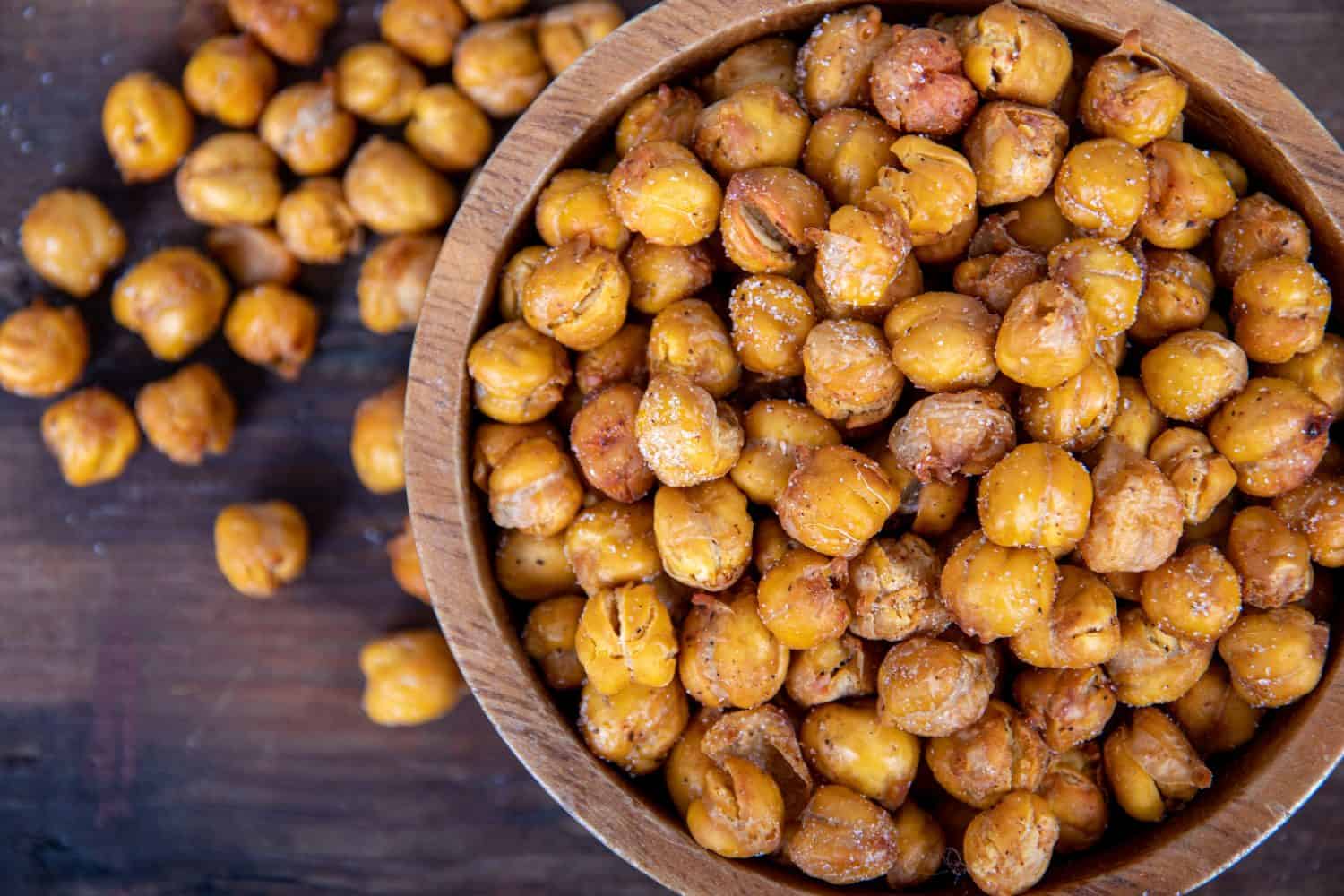 17. Spicy Roasted Chickpeas