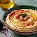 Vegetables with Hummus