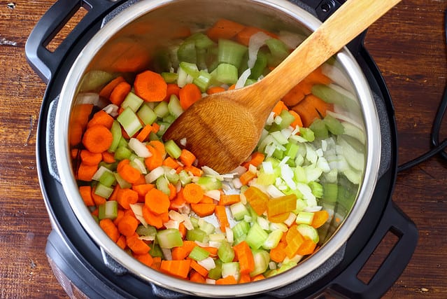 Minestrone Soup made in Instant Pot Pressure Cooker